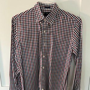 J.Crew Gingham Cotton Shirt (Slim Small)